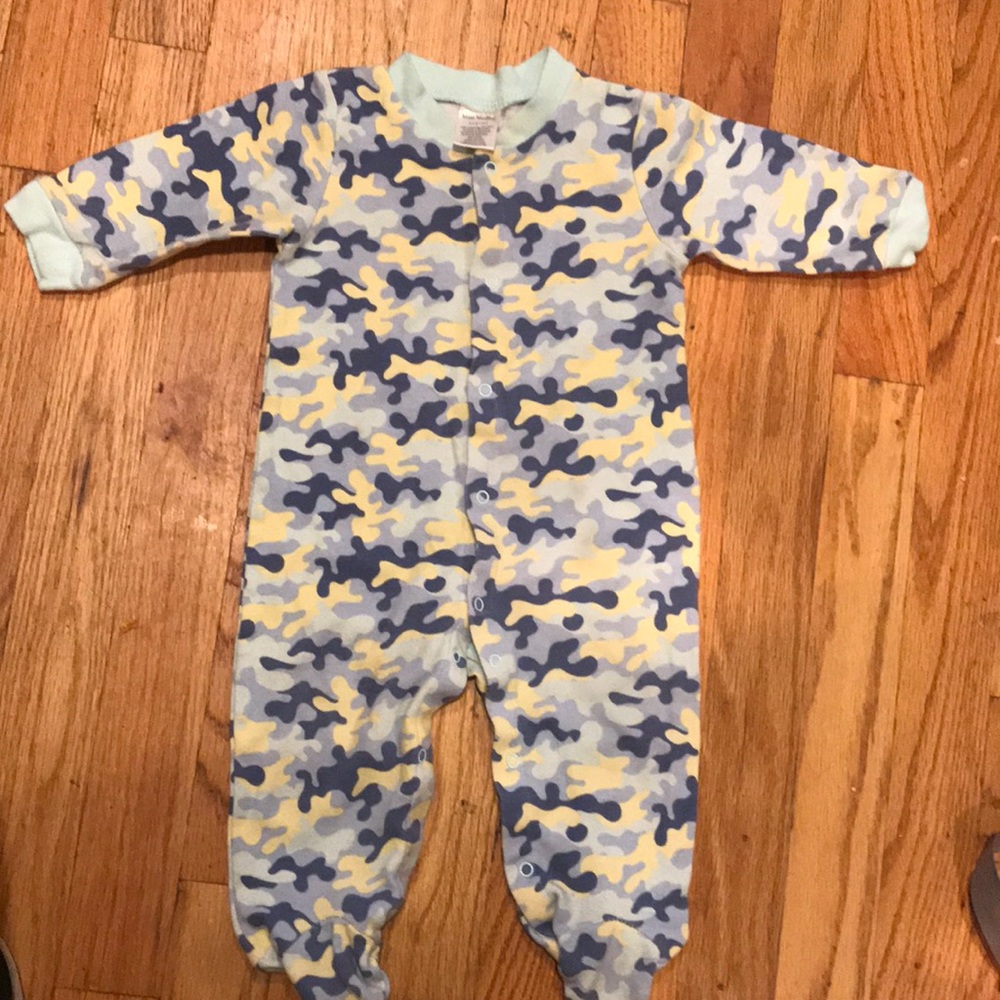 Blue Camouflage Pajamas